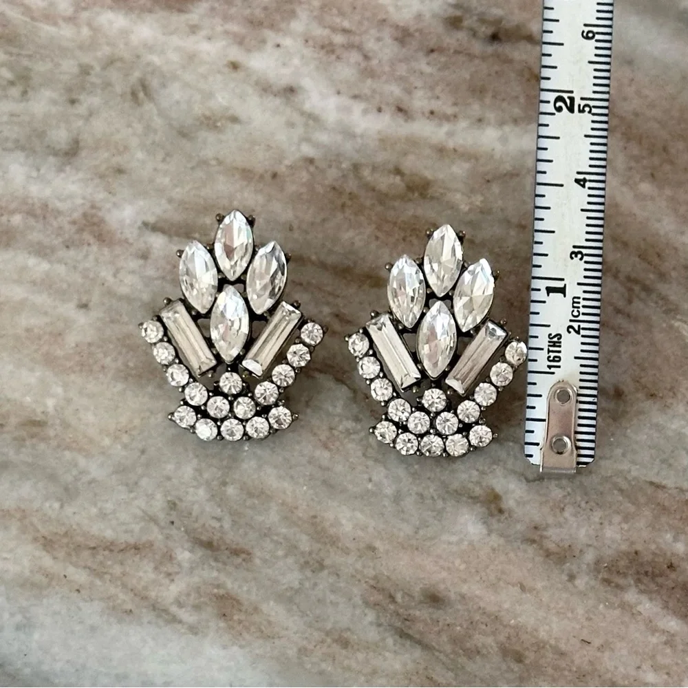 Sparkly Stud Rhinestone Statement Earrings - Holiday / Party / Going Out